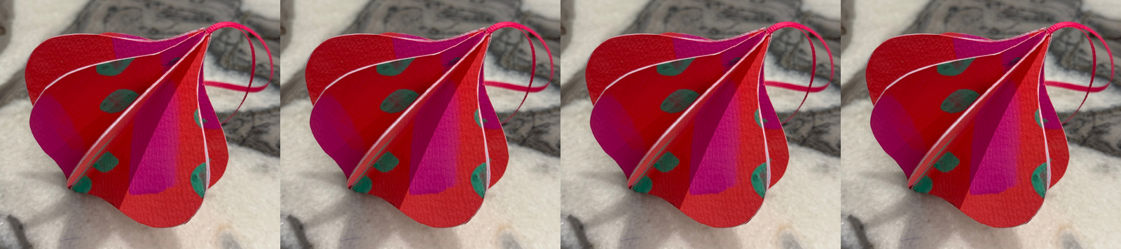 Festive Paper Ornaments  - 17 / 20 DIY Gifts Under $20