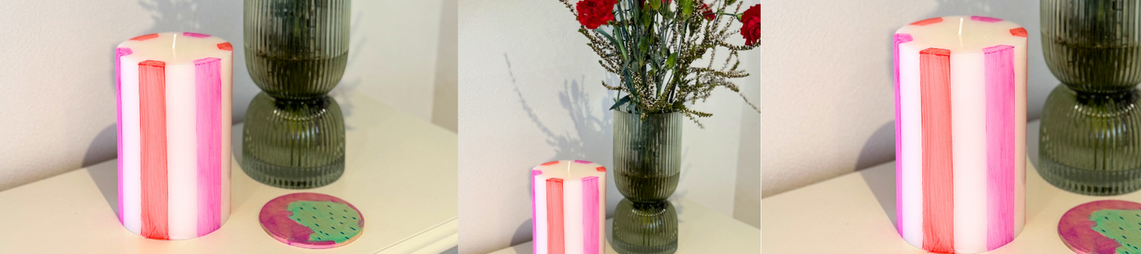 Pretty Pillar Candles - 9 / 20 DIY Gifts Under $20